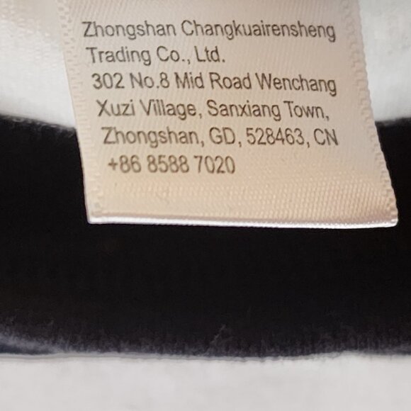 Cosland Black & White Horizontal Striped Short Sleeve T-Shirt - Size Small - Picture 8 of 9